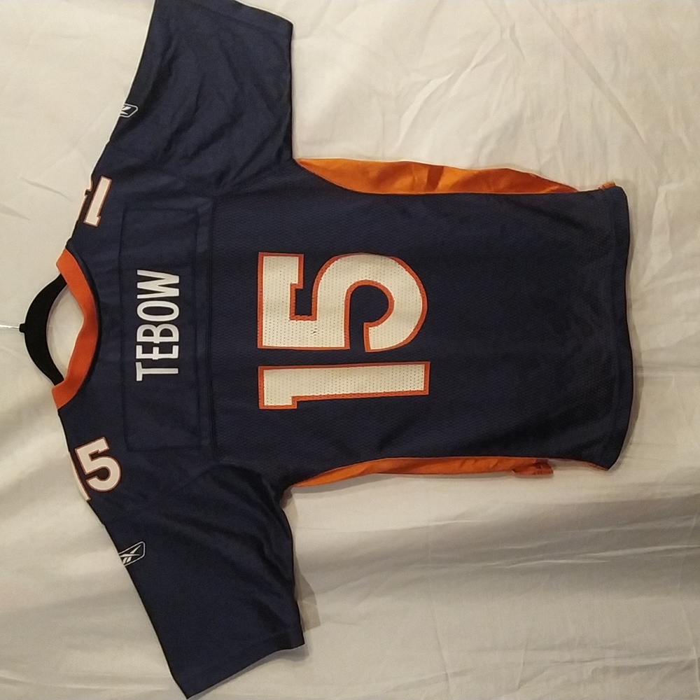 Reebok Tim Tibow Jersey - #15 - Denver Broncos - Size Large 14 - 16
